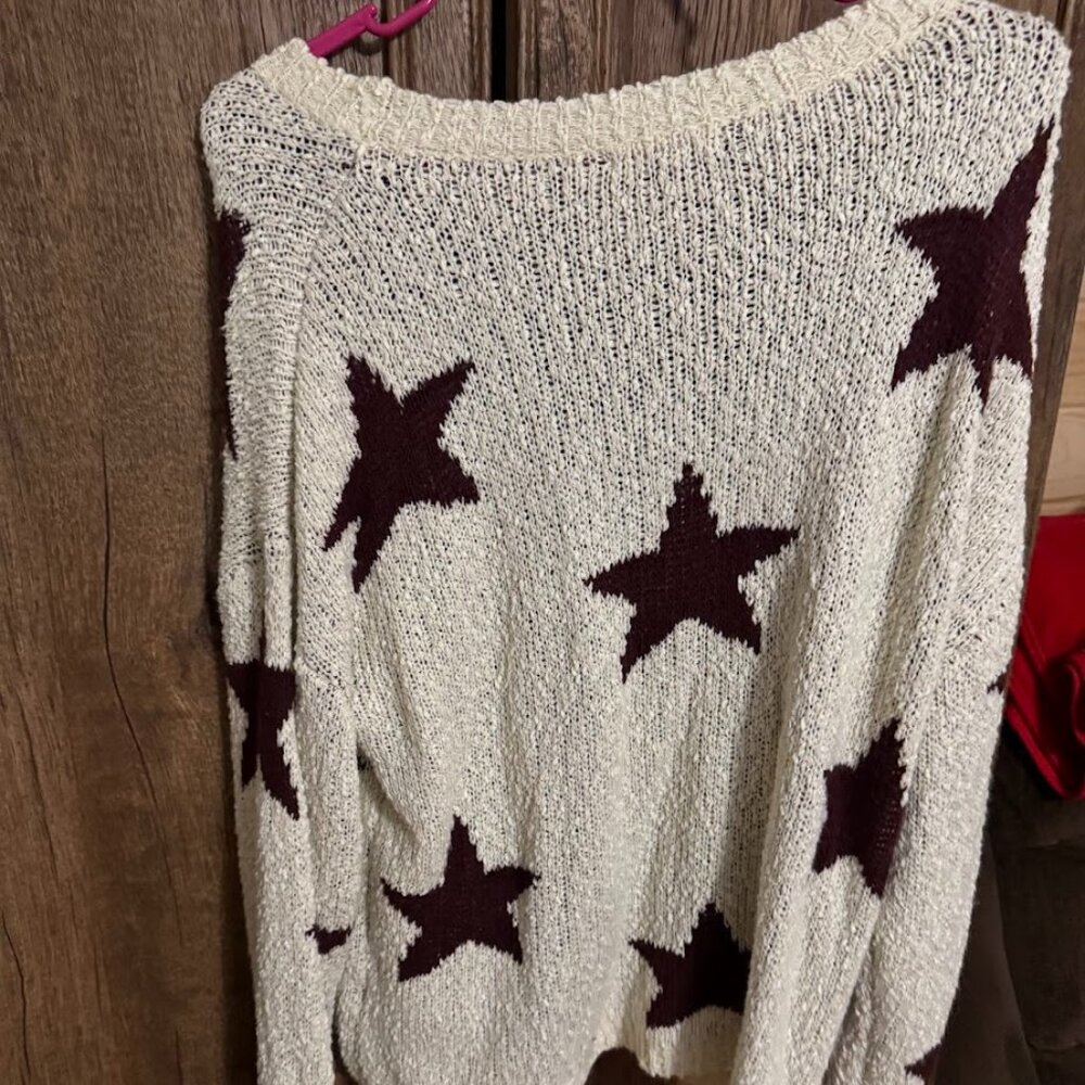 Moving Sale: Make an offer: Star Sweater M